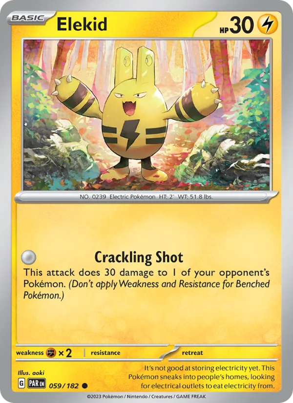 Elekid Pokémon card
