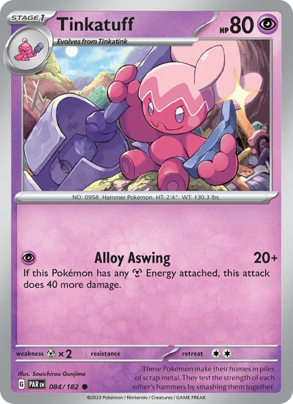 Tinkatuff Pokémon card