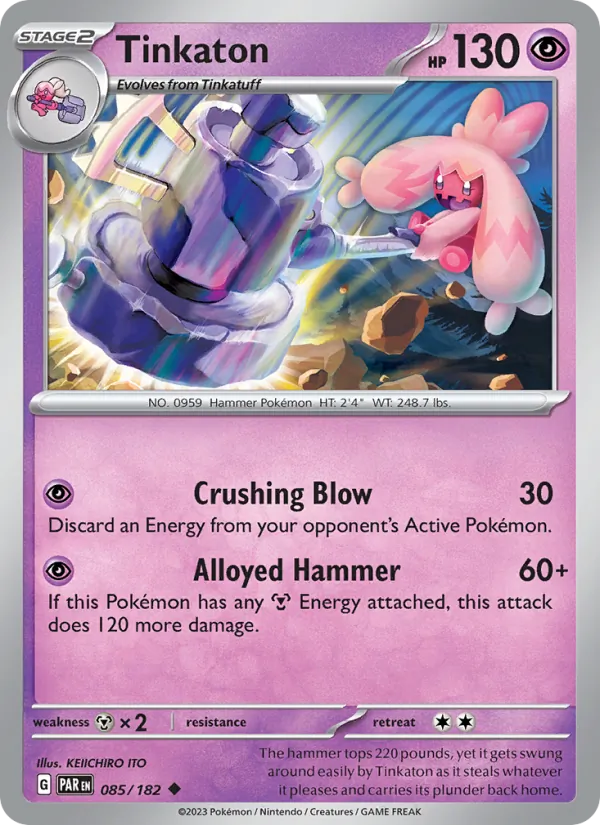 Tinkaton Pokémon card