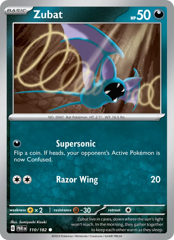 Zubat Pokémon card