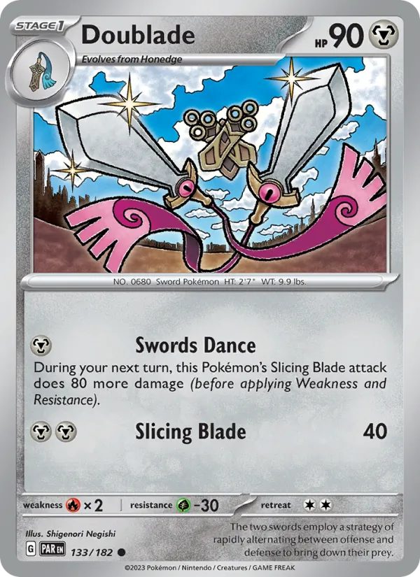 Doublade Pokémon card