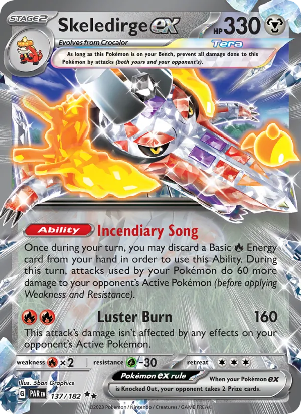 Skeledirge ex card
