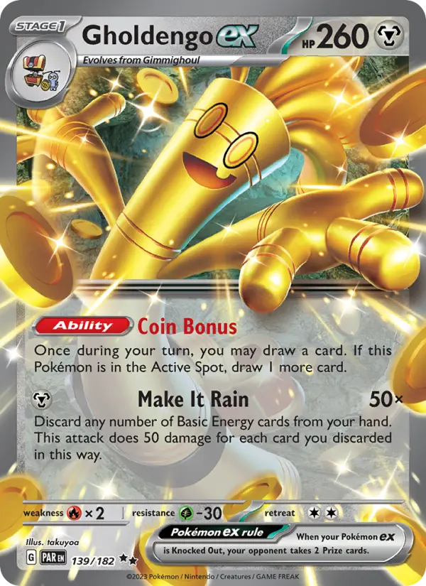 Gholdengo ex Pokémon card