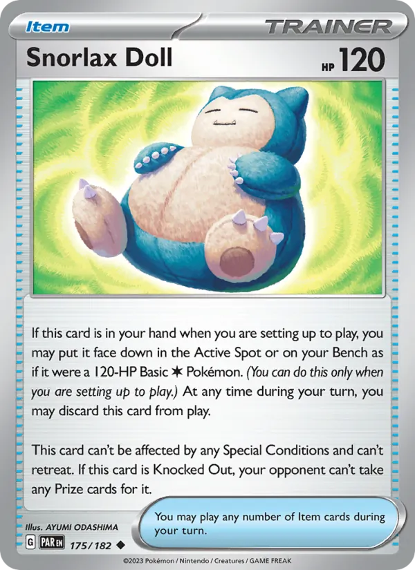 Snorlax Doll card