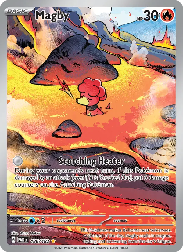 Magby Pokémon card