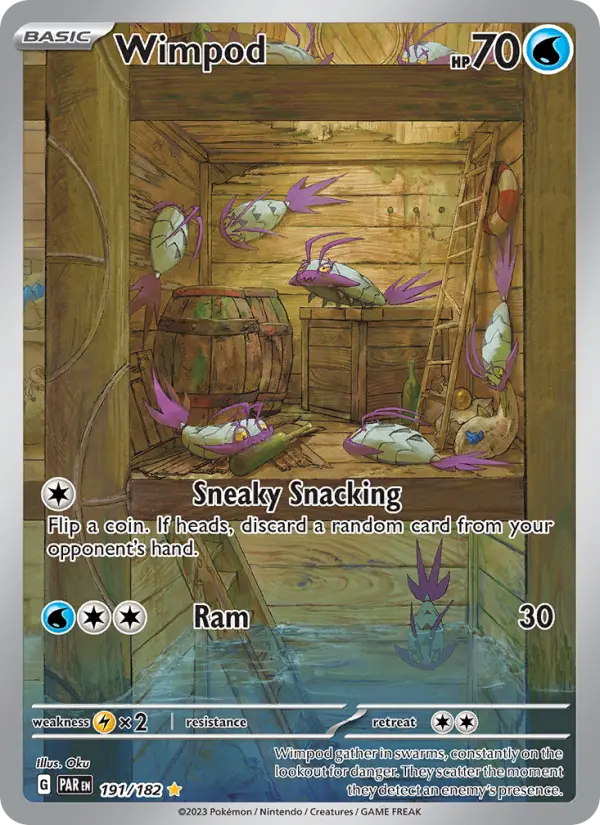 Wimpod Pokémon card