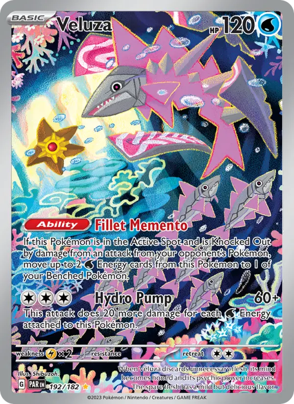 Veluza Pokémon card