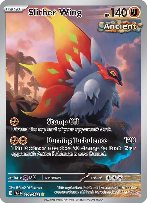 Slither Wing Pokémon card