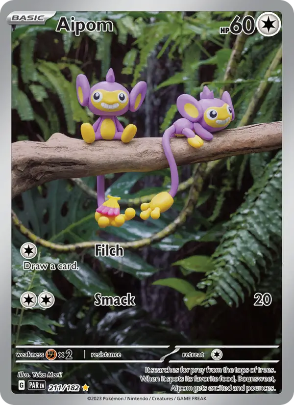 Aipom Pokémon card
