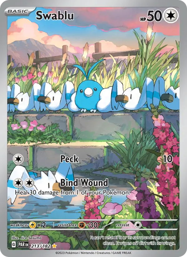 Swablu Pokémon card