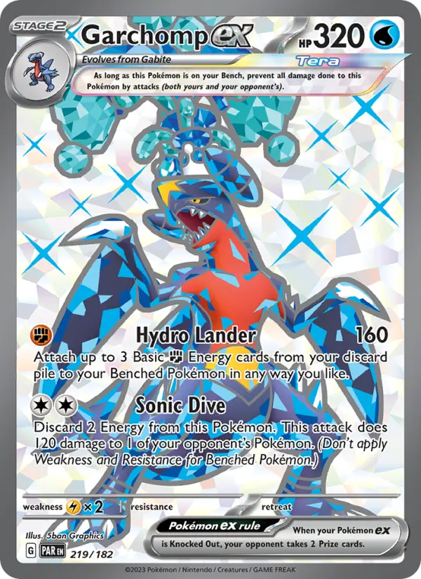Garchomp ex Pokémon card
