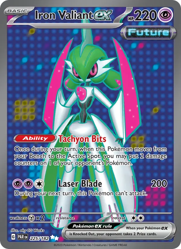 Iron Valiant ex Pokémon card
