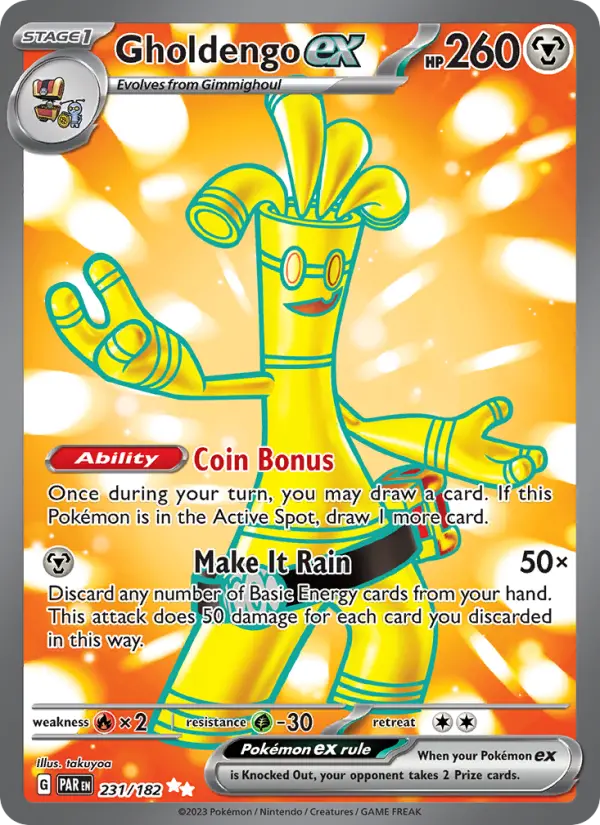 Gholdengo ex Pokémon card
