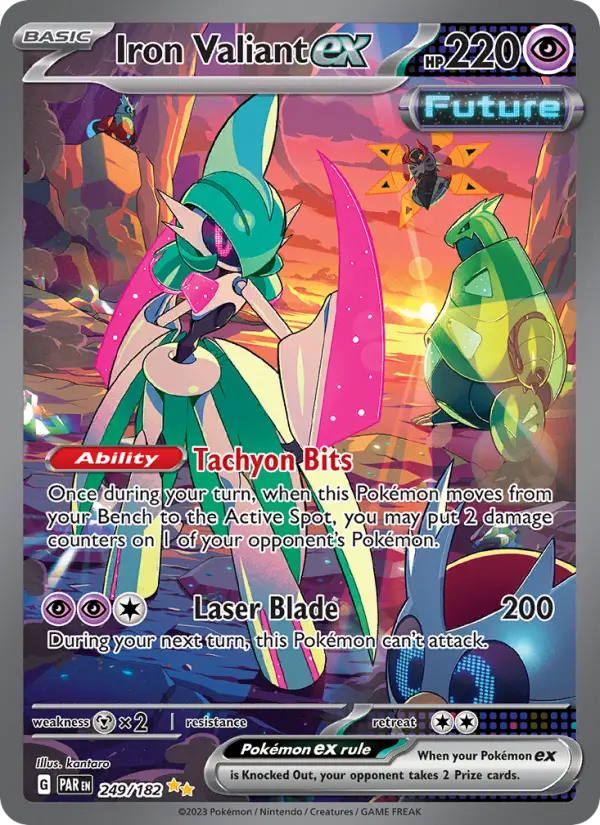 Iron Valiant ex Pokémon card
