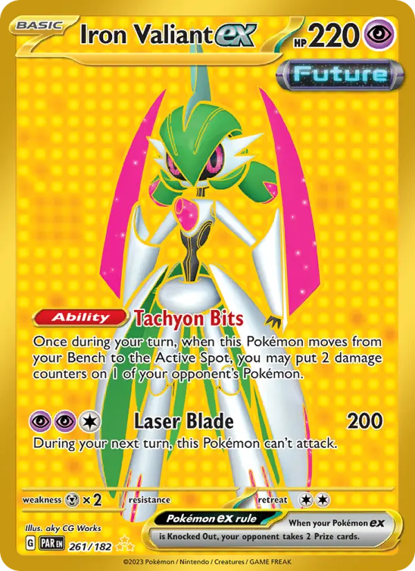 Iron Valiant ex Pokémon card