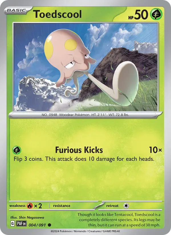 Toedscool Pokémon card
