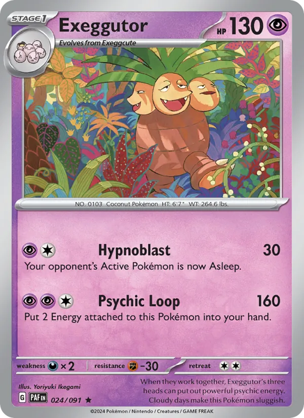 Exeggutor Pokémon card