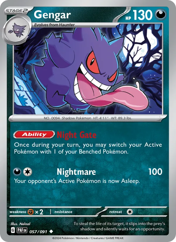 Gengar Pokémon card