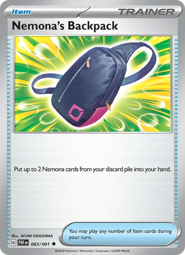 Nemona's Backpack card