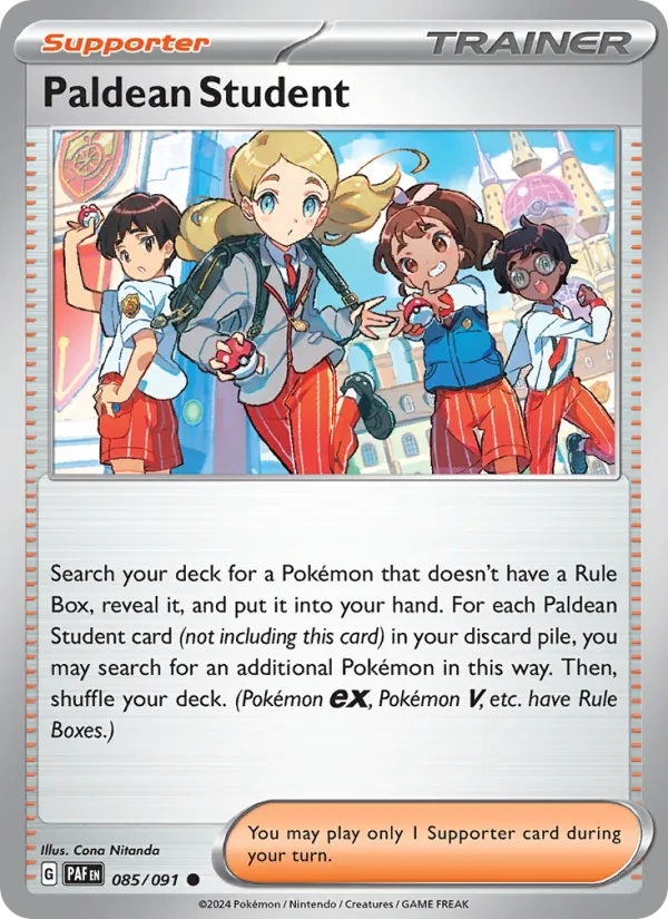 Paldean Student card