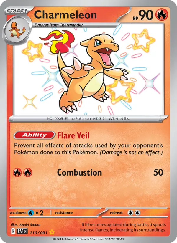 Charmeleon Pokémon card