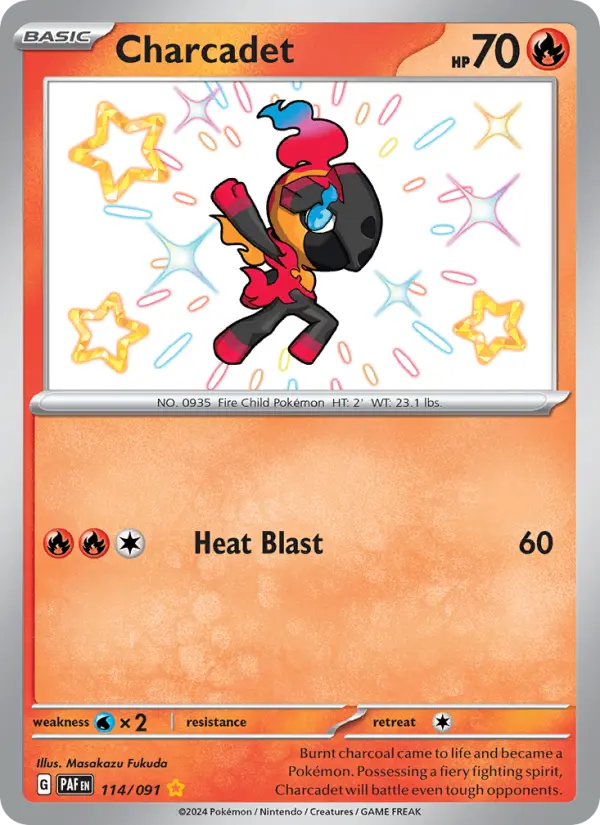 Charcadet Pokémon card