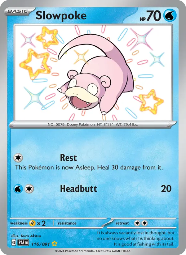 Slowpoke Pokémon card