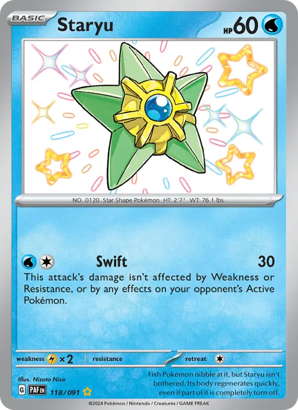 Staryu Pokémon card