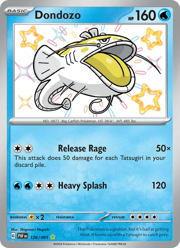 Dondozo Pokémon card