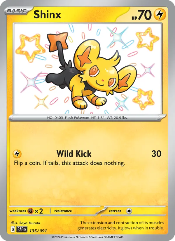 Shinx Pokémon card