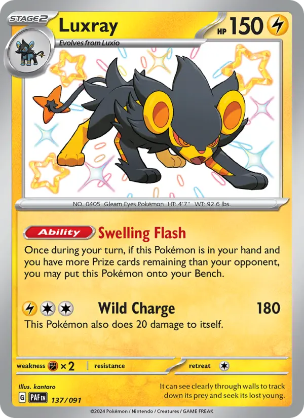 Luxray Pokémon card