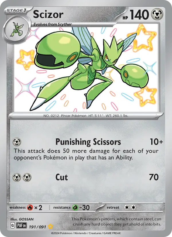 Scizor Pokémon card