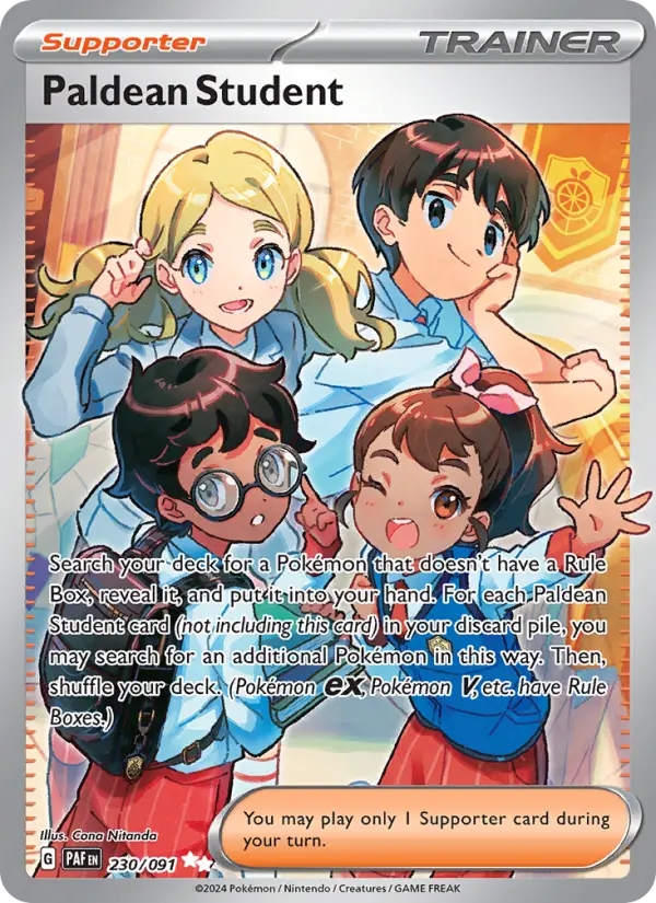Paldean Student Pokémon card