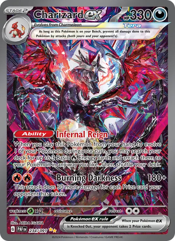 Charizard ex Pokémon card