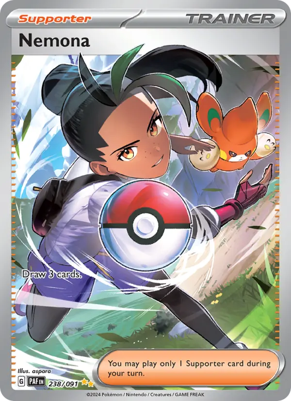 Nemona Pokémon card