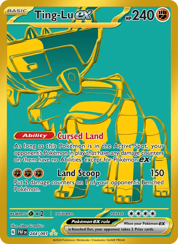Ting-Lu ex Pokémon card