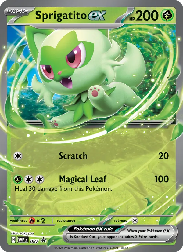 Sprigatito ex card