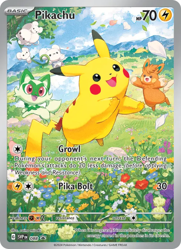 Pikachu Pokémon card