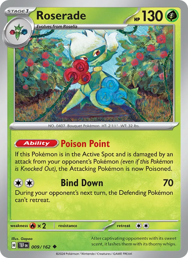Roserade card