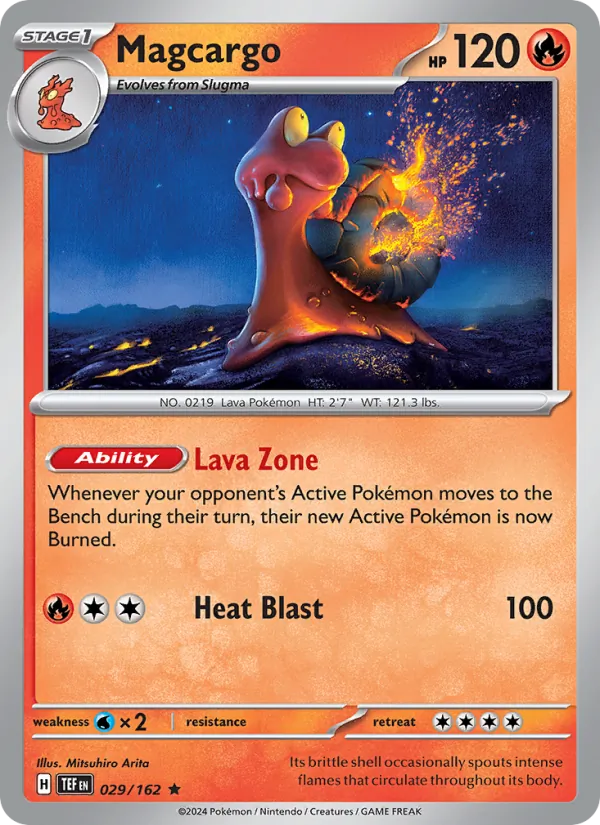 Magcargo Pokémon card