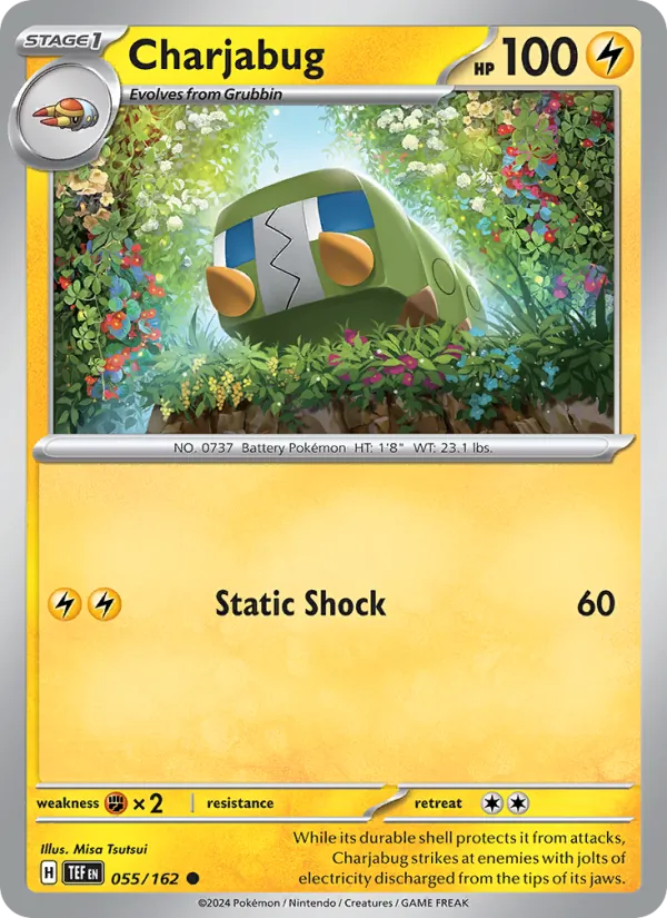 Charjabug Pokémon card