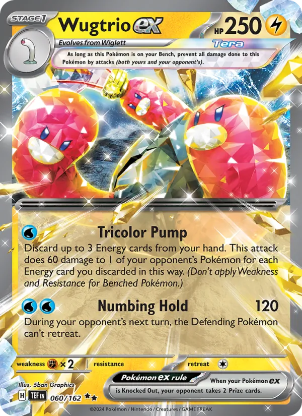 Wugtrio ex Pokémon card