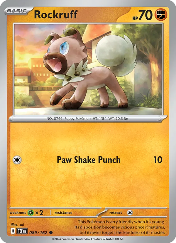 Rockruff card