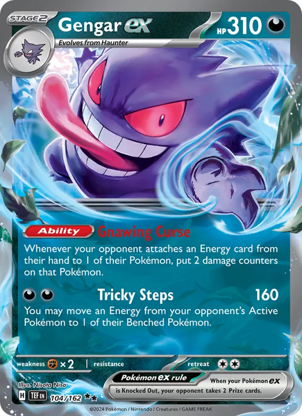 Gengar ex Pokémon card