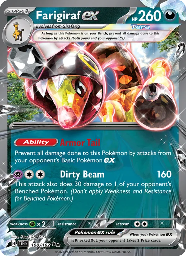 Farigiraf ex Pokémon card