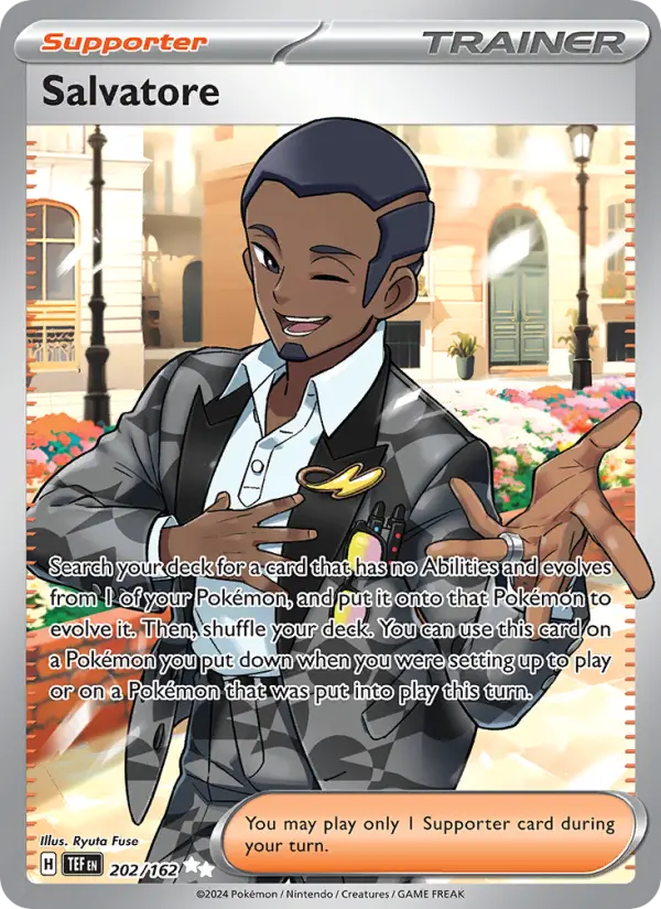 Salvatore Pokémon card