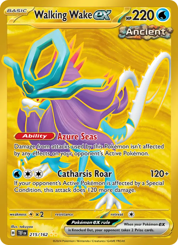 Walking Wake ex Pokémon card