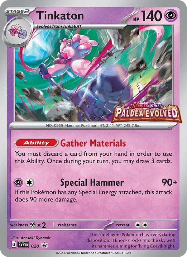 Tinkaton Pokémon card