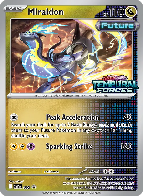 Miraidon Pokémon card