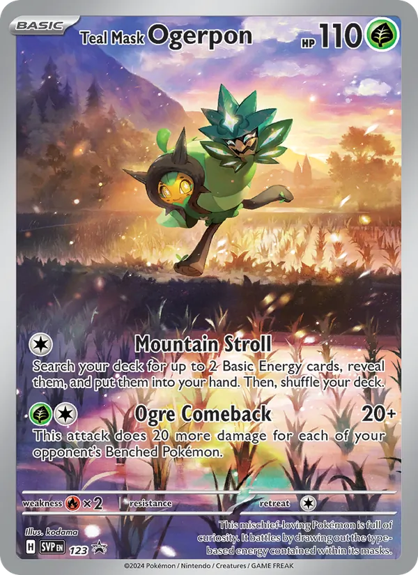 Teal Mask Ogerpon card